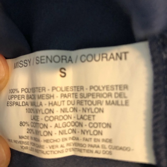 Lace Top w/Mesh Back Yoke - Picture 7 of 7